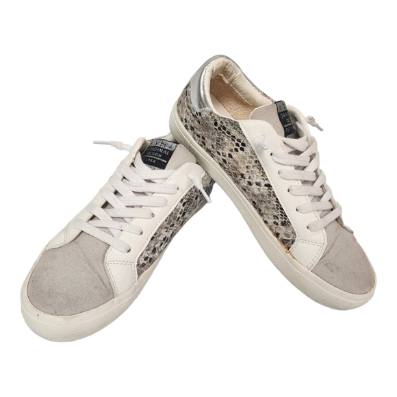 Vintage Havana Kate Star Snake Print Sneakers Size 7.5 - Picture 1 of 11